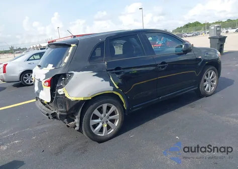 2012 Mitsubishi Outlander Sport Se из США, поврежденный, VIN JA4AP4AU7CZ005926
